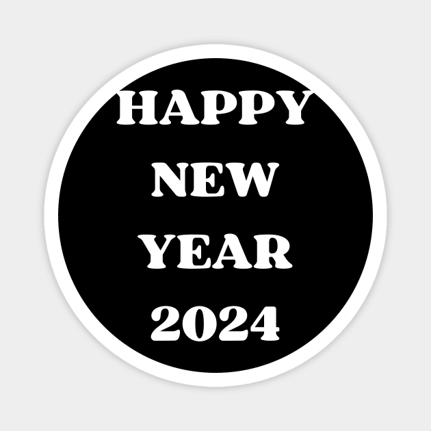 happy new year Magnet by retro bloom